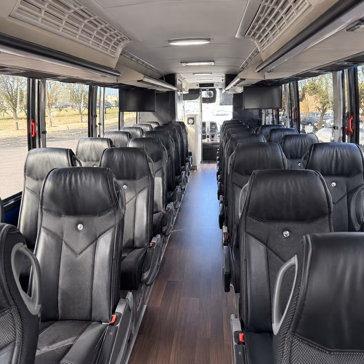 government and military charter bus transportation serving